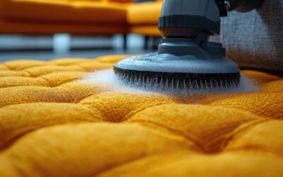 Lavado profesional de puffs en Bogotá con resultados impecables